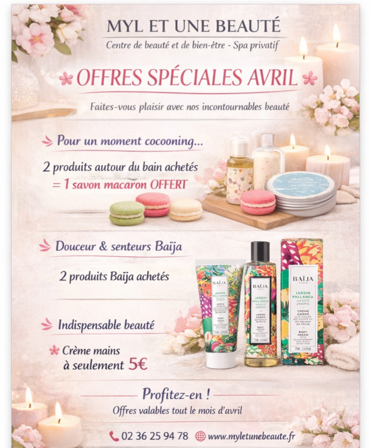 Offre du mois d'Avril